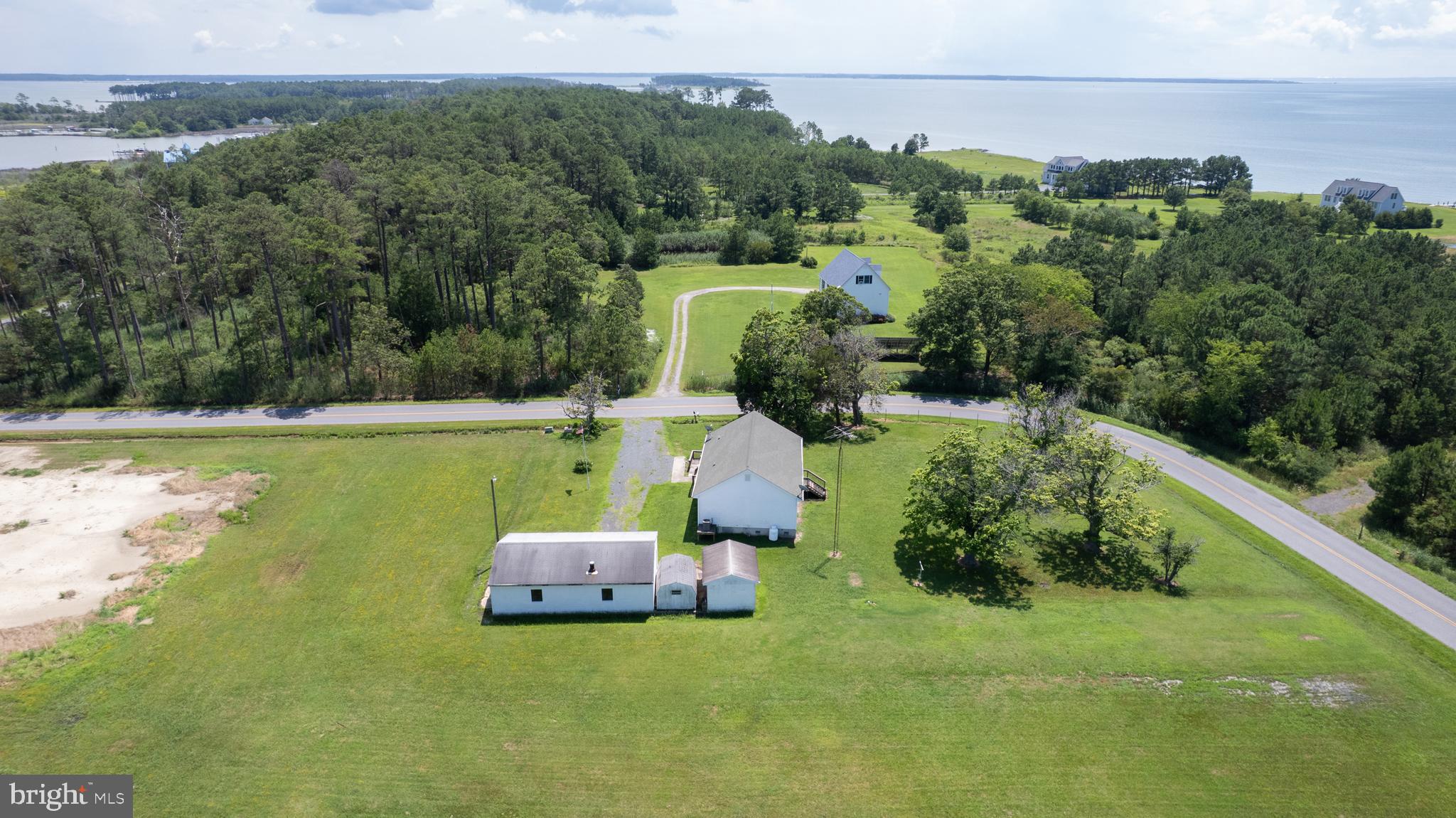 5441 Ragged Point Road Cambridge, MD 21613 - Photo 28 of 44 aerial view of house/property