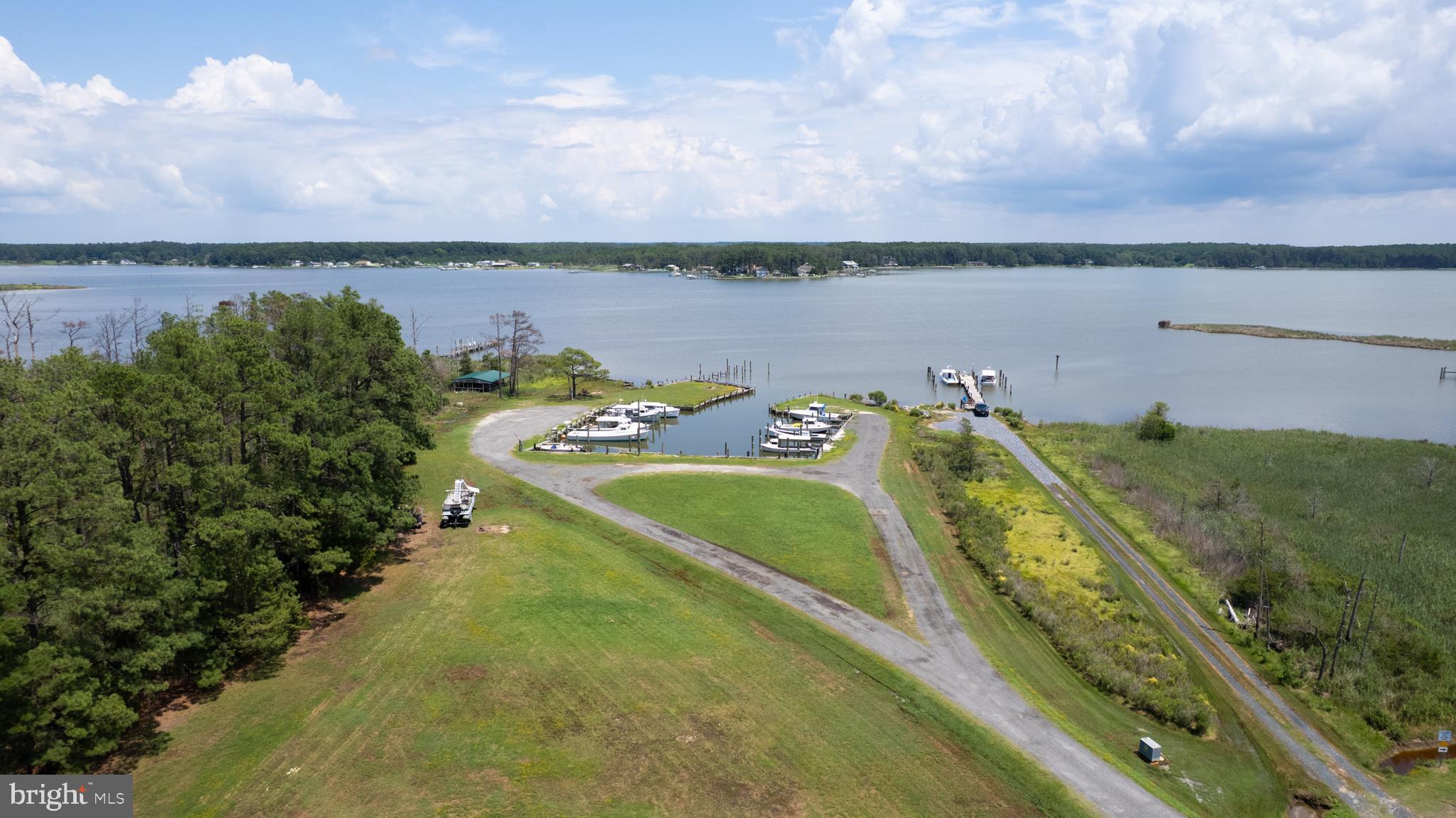 5441 Ragged Point Road Cambridge, MD 21613 - Photo 34 of 44 aerial view of marina/waterfront on Brooks Creek