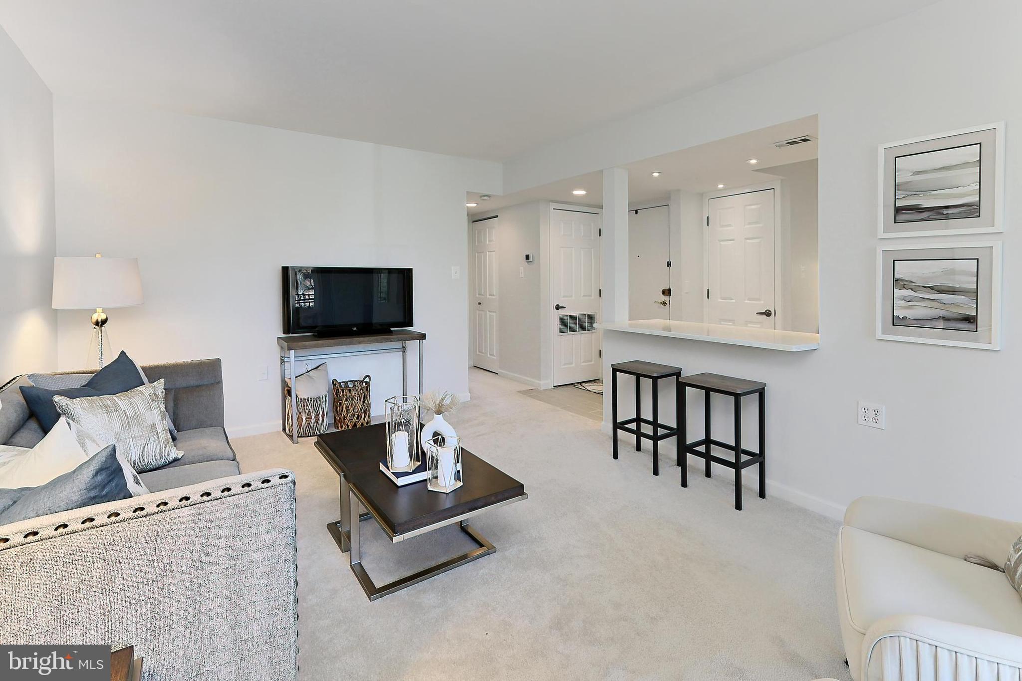 1439 Northgate Square, Unit 12A Reston, VA 20190 - Photo 12 of 40 The Great Room is so Furniture Placement Versatile