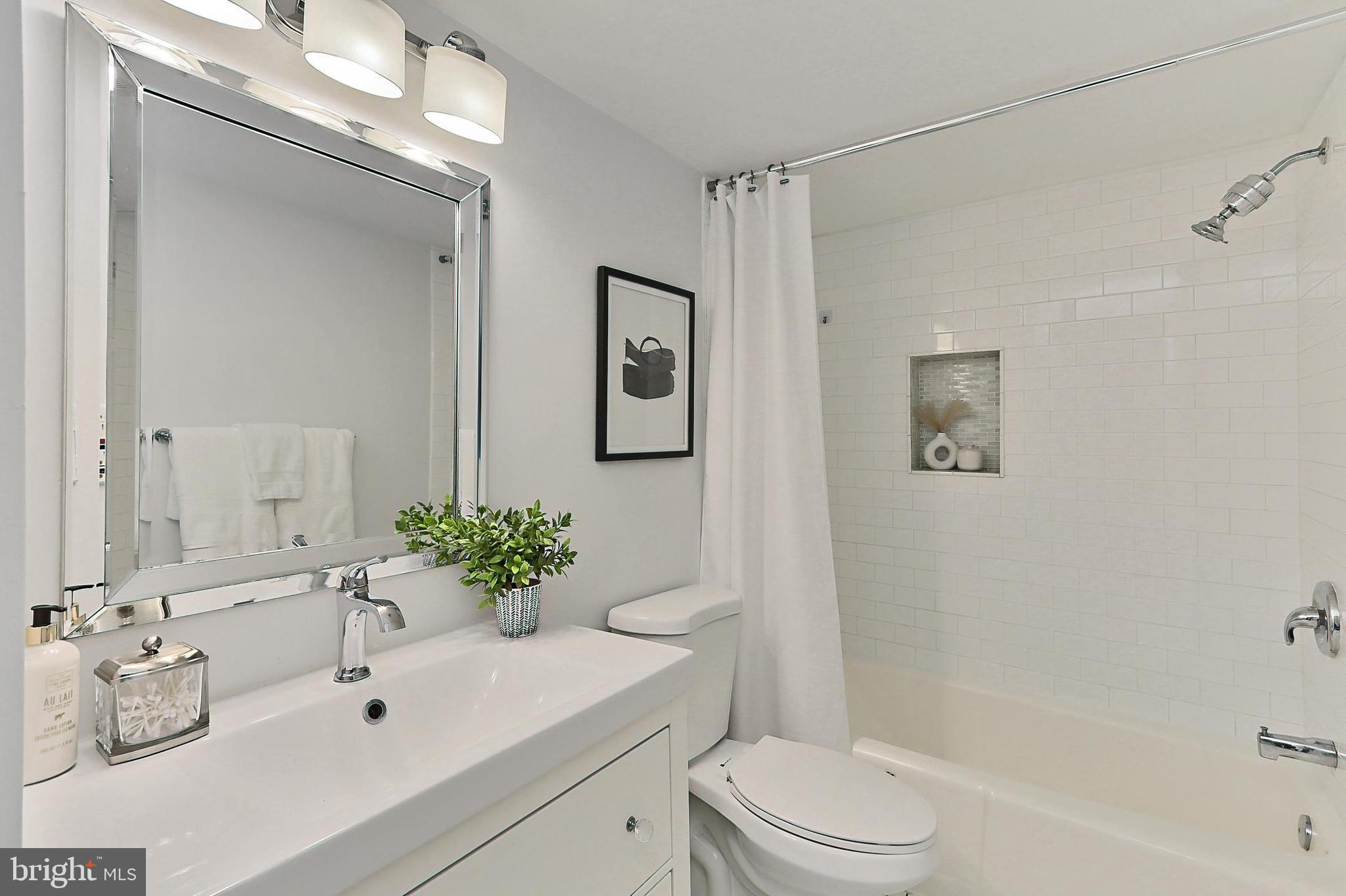 1439 Northgate Square, Unit 12A Reston, VA 20190 - Photo 24 of 40 So Pretty is this Updated Full Bathroom!