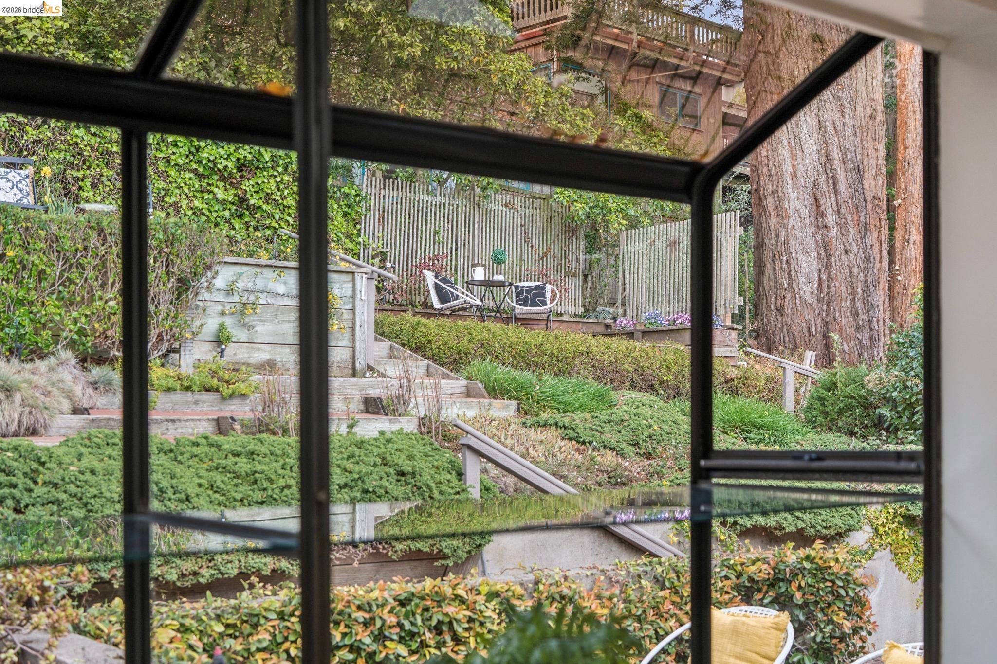 1155 Keeler Avenue Berkeley, CA 94708 - Photo 34 of 45 a view of a porch and a back yard