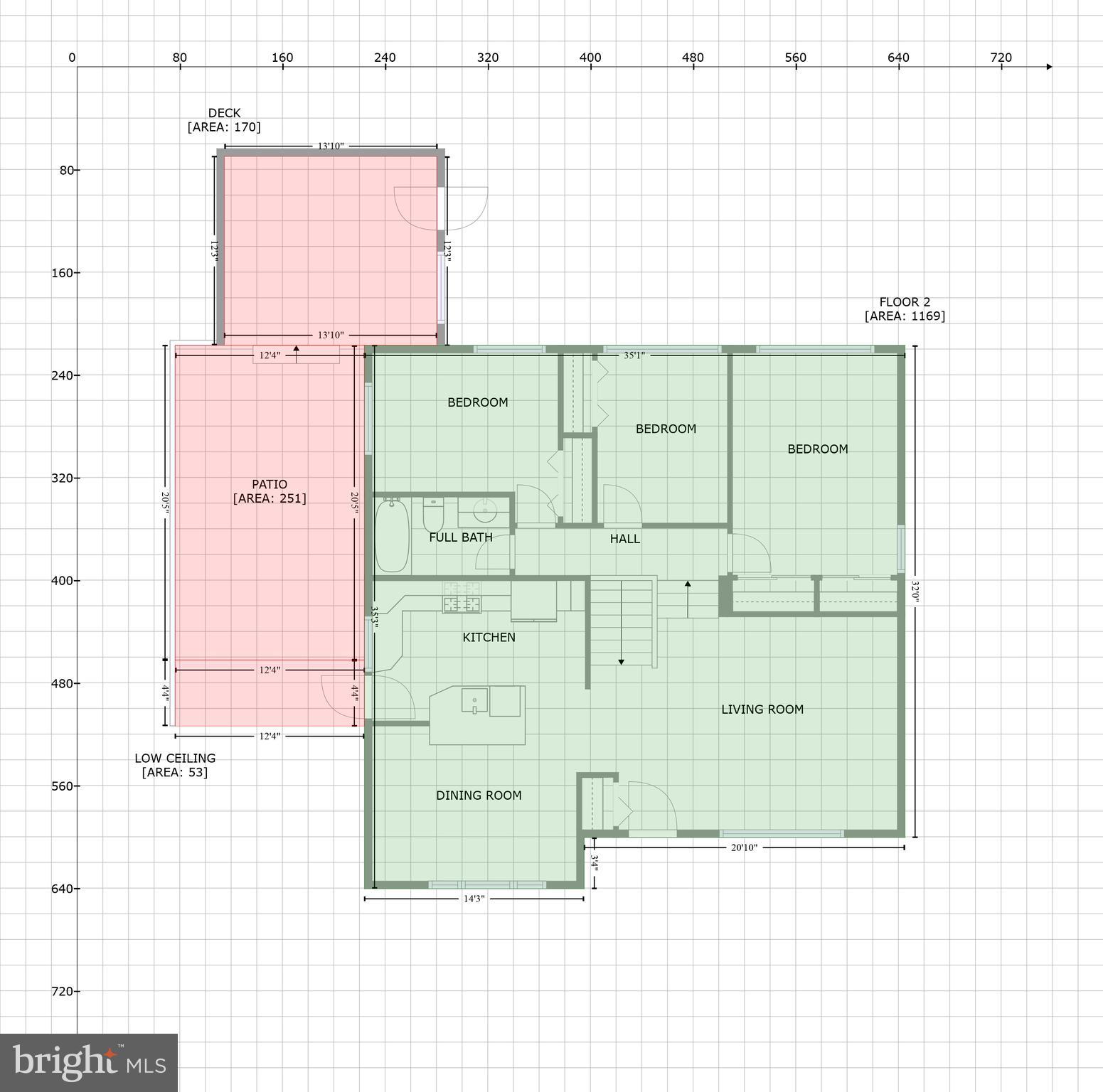 2701 Geartner Road Baltimore, MD 21209 - Photo 40 of 41 GLA Floor Plans