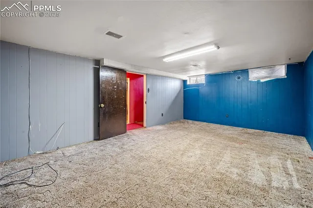 a view of an empty room