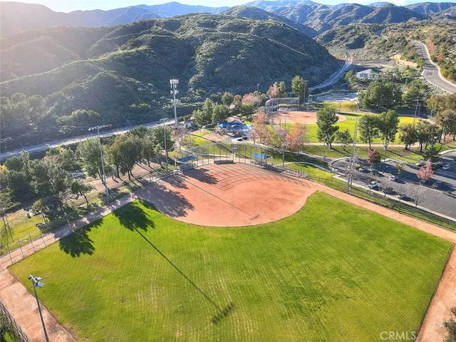 a view of a sky from a city