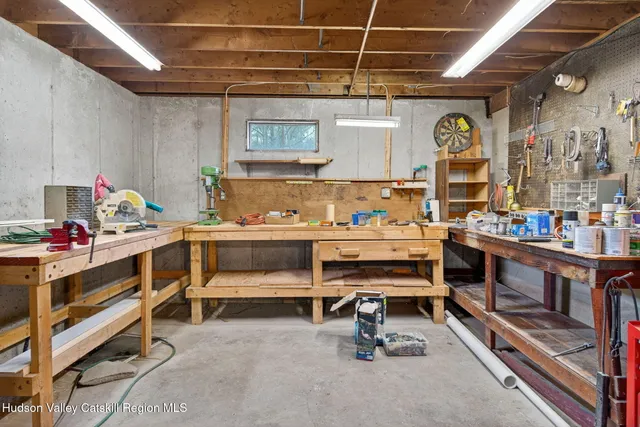 a room with storage and utility