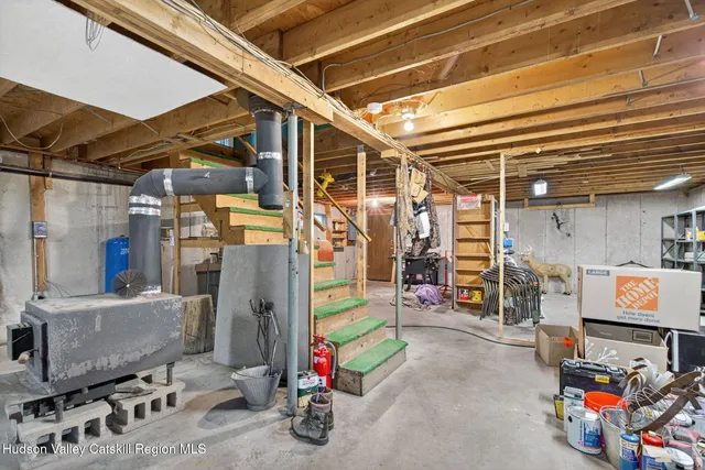 a view of storage and utility room