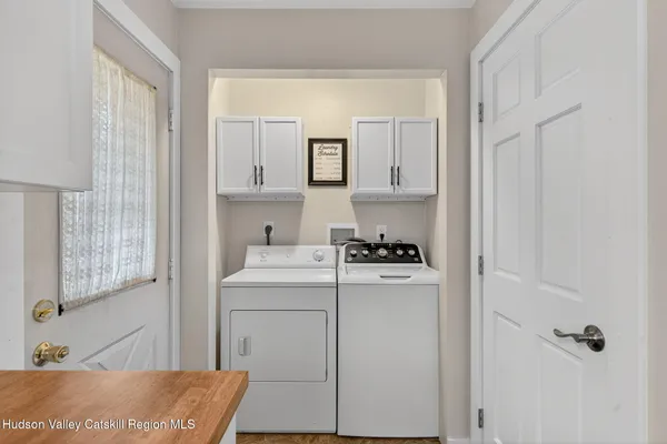 a room with storage and utility