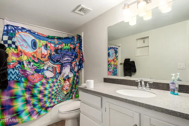 a view of a house with a patio