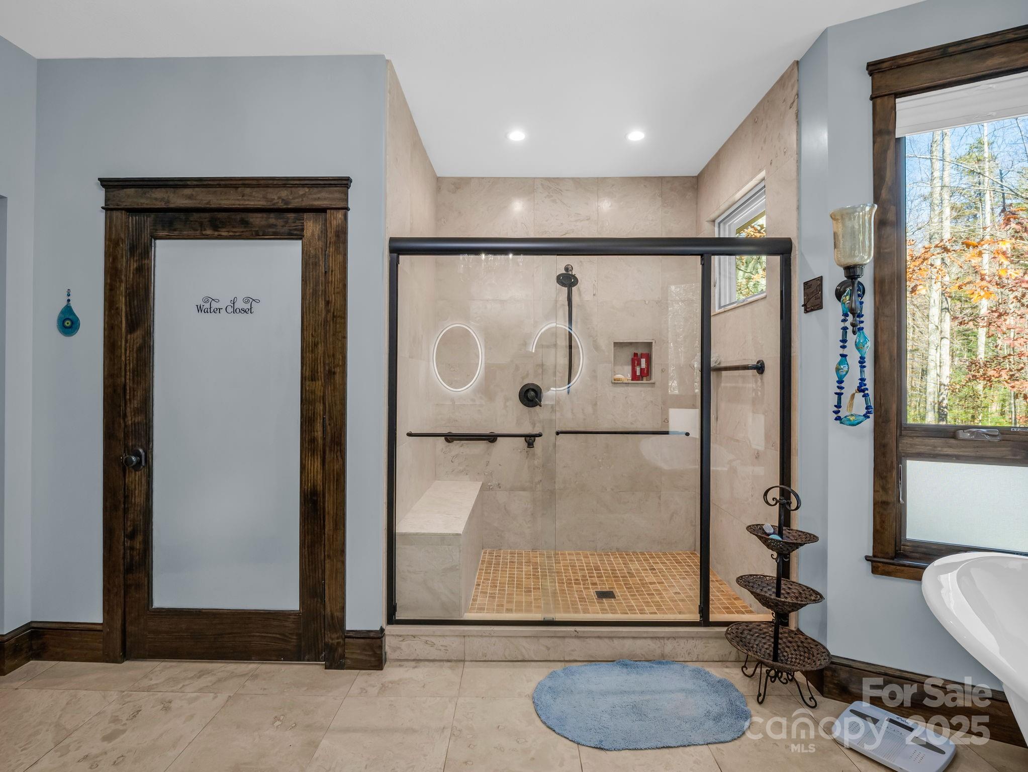 765 Higher Path Drive Saluda, NC 28773 - Photo 21 of 43 a view of a hallway with wooden floor and a potted plant