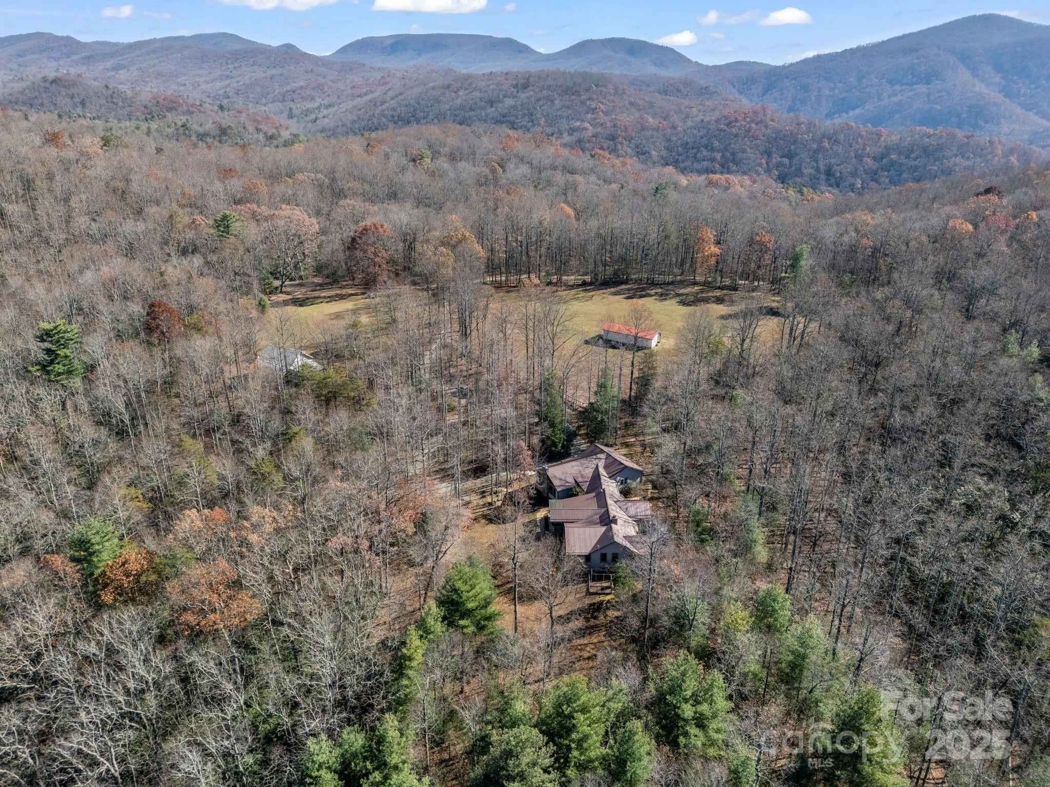 765 Higher Path Drive Saluda, NC 28773 - Photo 34 of 43 an aerial view of mountain with trees in the background