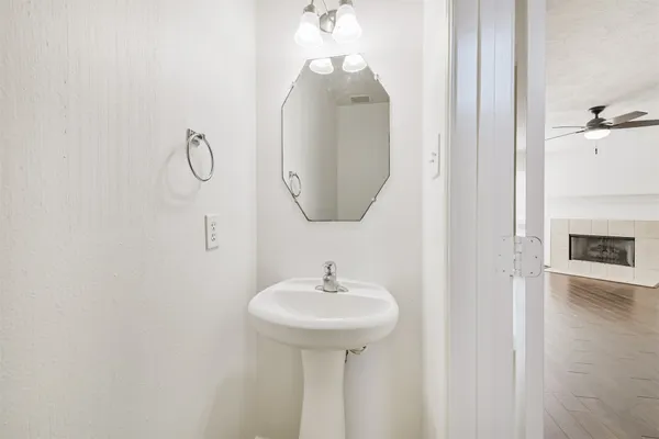 a kitchen with a sink and a window