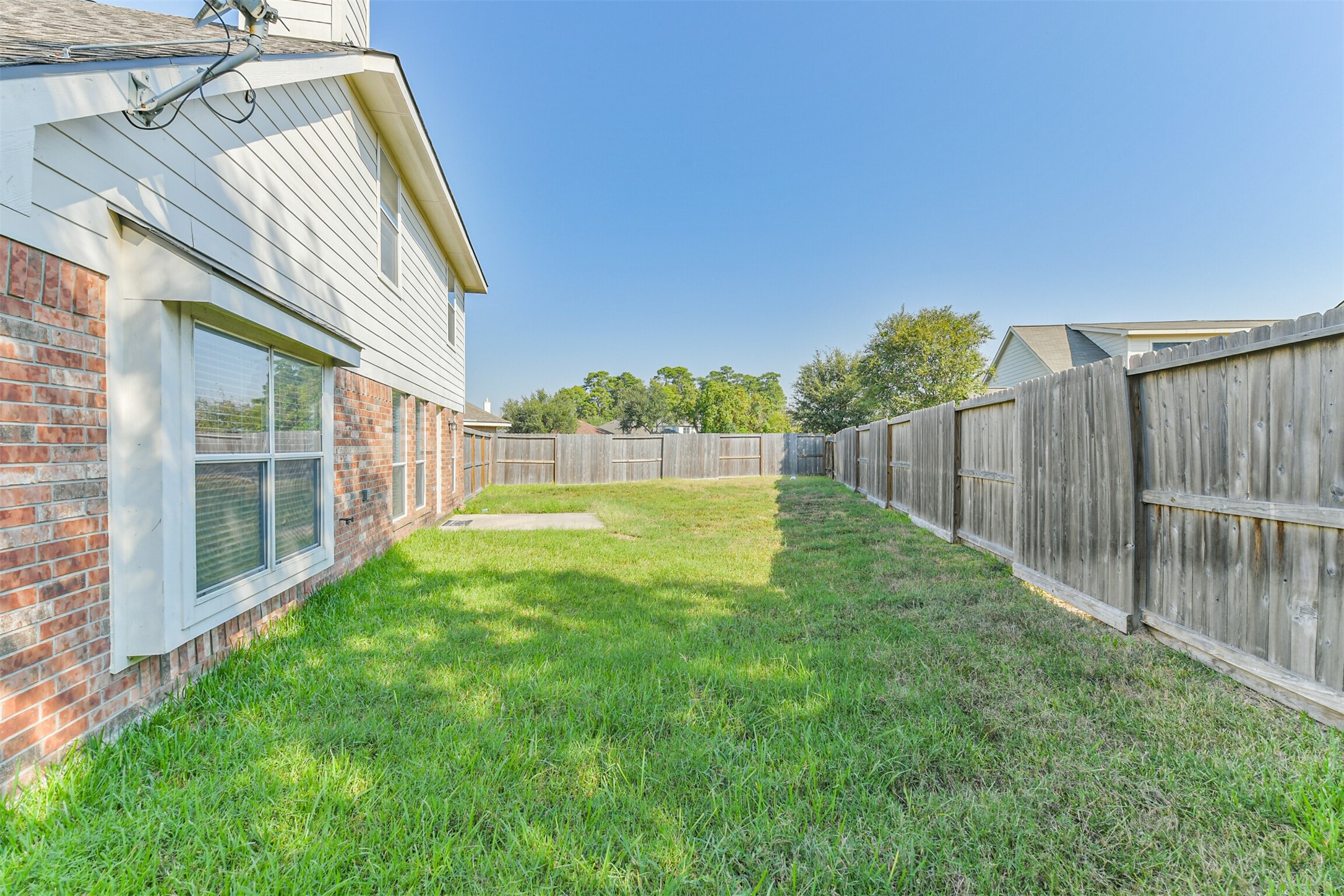 2507 Liza Court Spring, TX 77388 - Photo 34 of 37 a view of backyard with green space