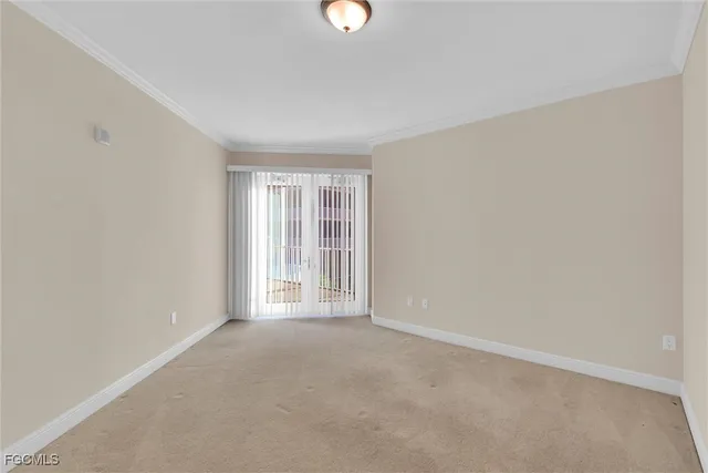 a view of an empty room