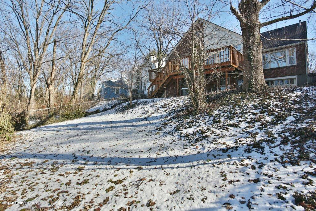 613 Upland Road Louisville, KY 40206 - Photo 37 of 40 View from rear property line