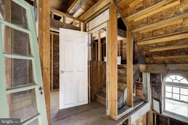 a view of front door of house