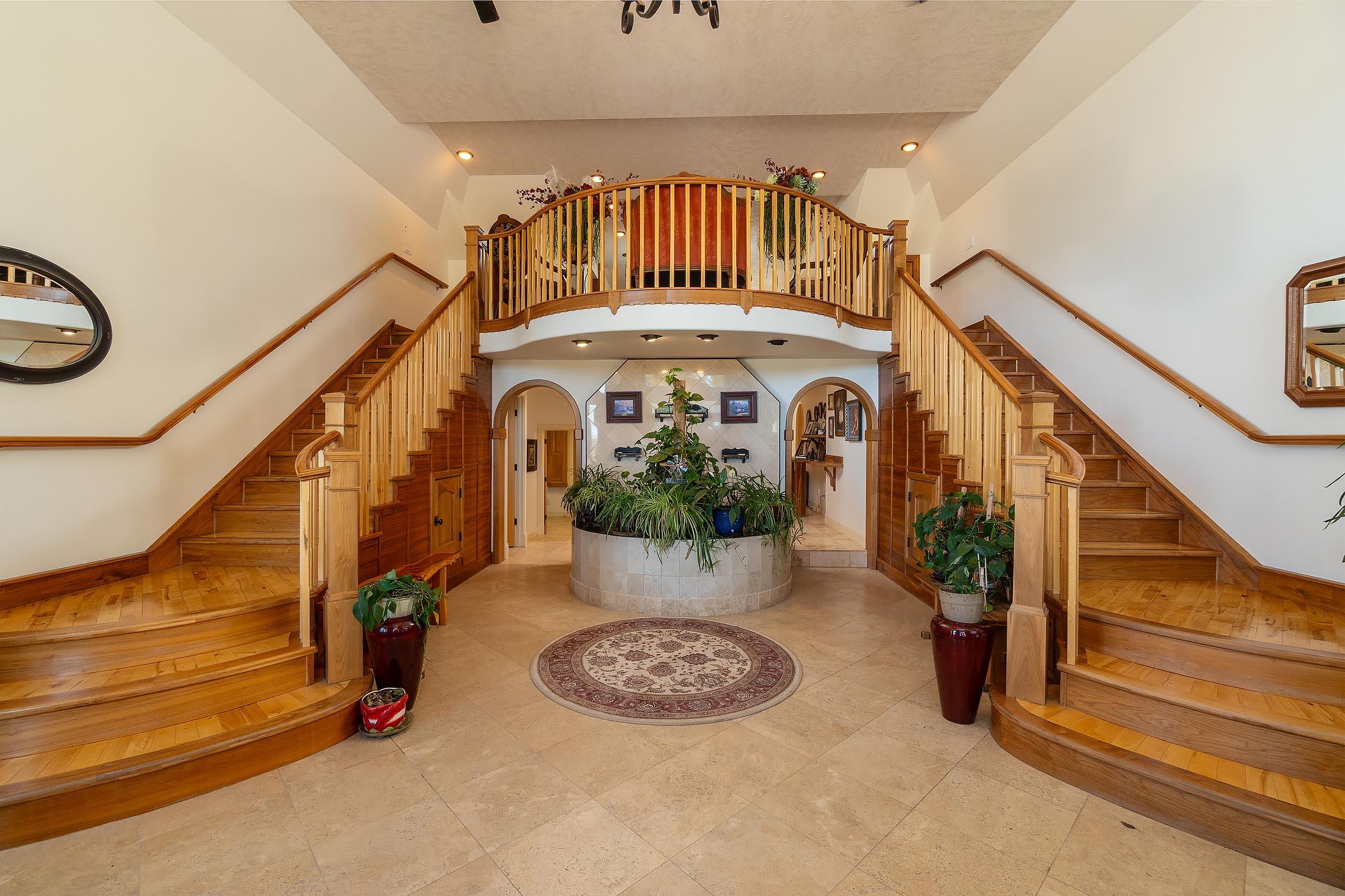 59047 Old Lake Road Christmas Valley, OR 97641 - Photo 10 of 55 Elegant double staircased entry to the main home