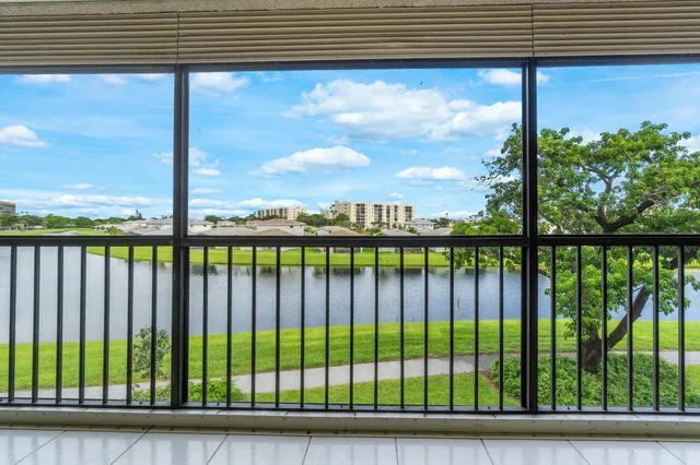 swimming pool view from a balcony