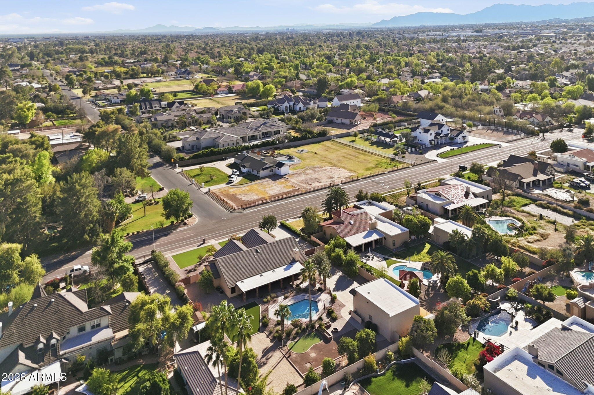 602 East Carver Road Tempe, AZ 85284 - Photo 80 of 85 an aerial view of residential houses with outdoor space