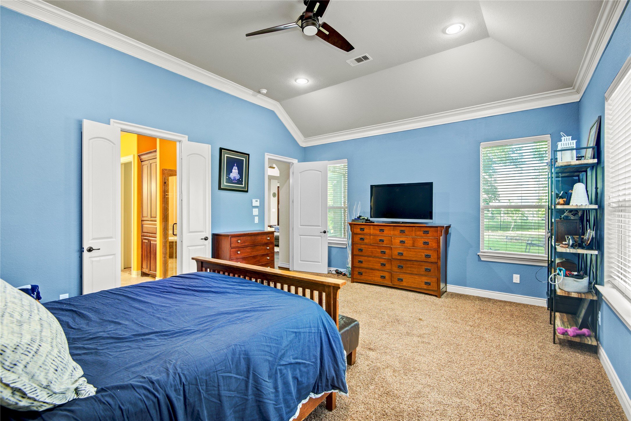 4315 Sanctuary Halls Spring, TX 77388 - Photo 39 of 50 a bedroom with a bed and a television