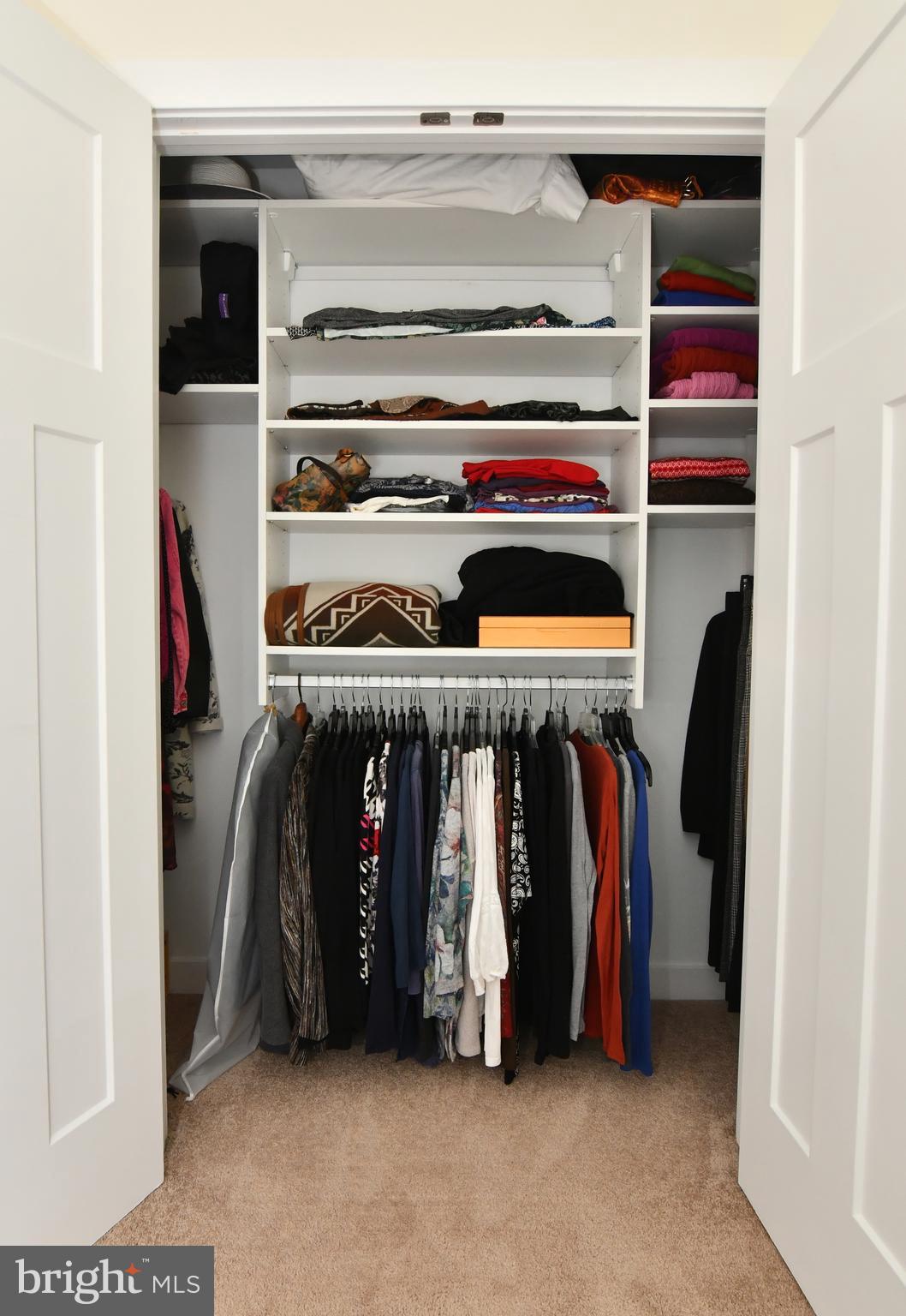 129 Doonbeg Court Winchester, VA 22602 - Photo 23 of 51 a view of walk in closet with clothes and shoes