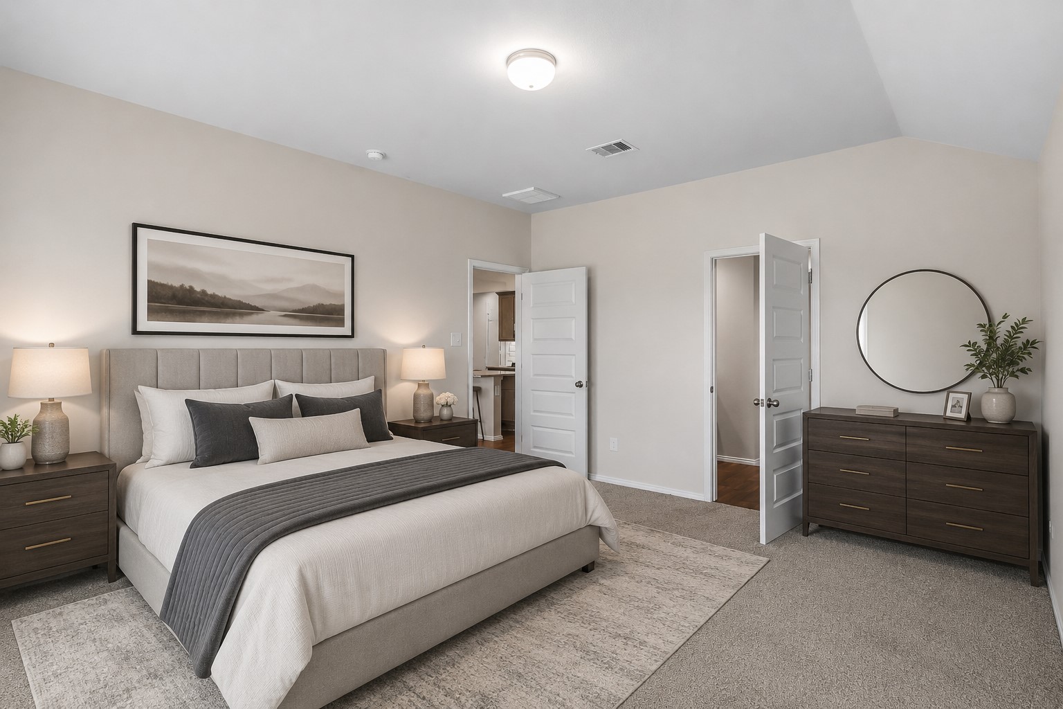 927 Petunia Falls Lane Rosharon, TX 77583 - Photo 10 of 26 Spacious primary bedroom with ensuite bathroom. Virtually Staged