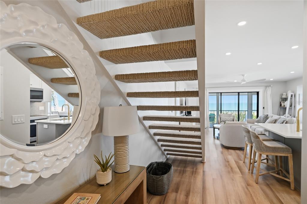 380 Gulf Boulevard, Unit 1 Boca Grande, FL 33921 - Photo 9 of 35 a view of entryway and kitchen