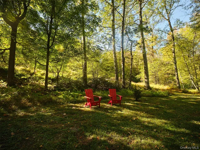 a view of outdoor space and trees