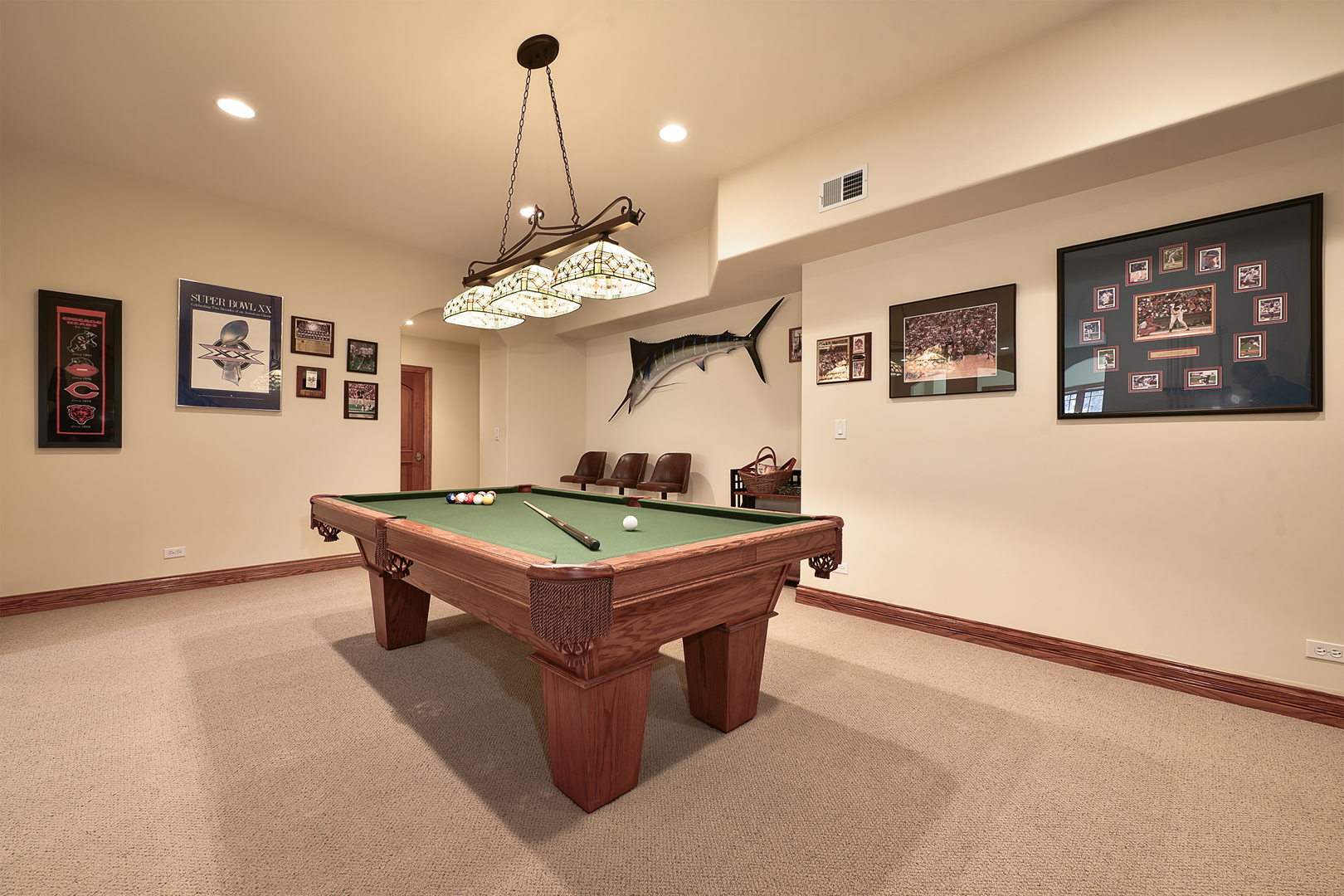 10 Carnoustie Lane Inverness, IL 60067 - Photo 28 of 44 a room with pool table and windows