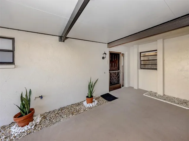 a view of a room with window