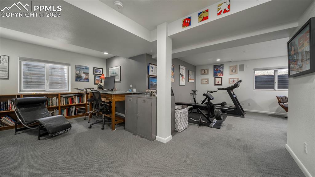 7550 Dairy Ranch Road Colorado Springs, CO 80919 - Photo 24 of 39 a view of a room with gym equipment