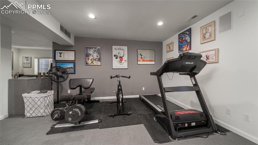 7550 Dairy Ranch Road Colorado Springs, CO 80919 - Photo 25 of 39 a view of a room with gym equipment