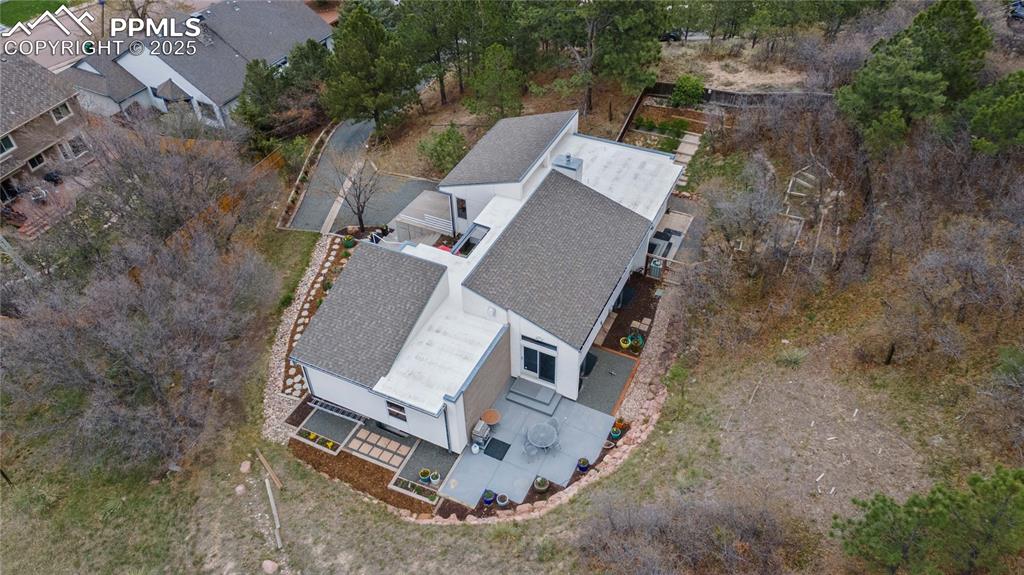 7550 Dairy Ranch Road Colorado Springs, CO 80919 - Photo 32 of 39 an aerial view of a house with outdoor space