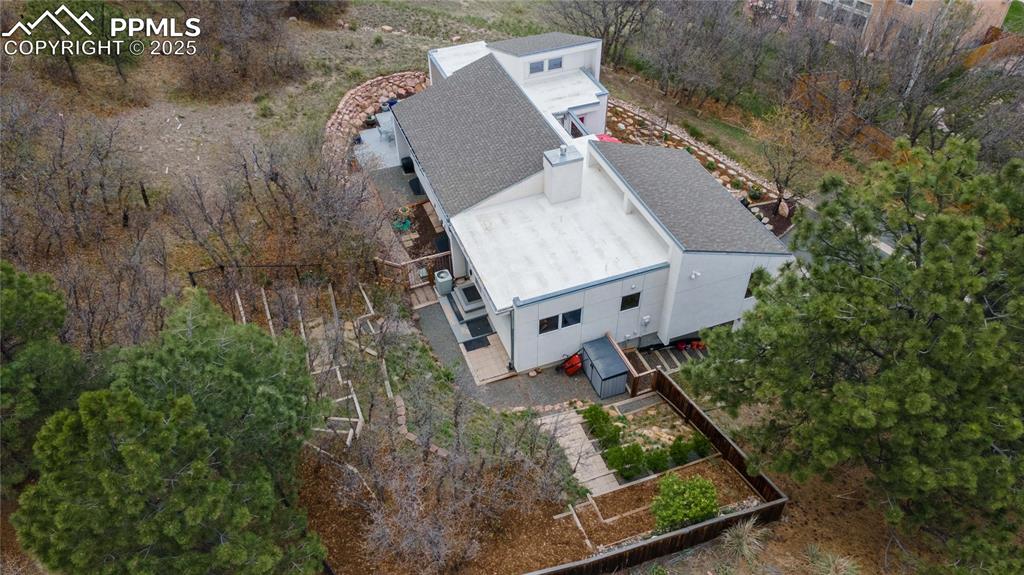 7550 Dairy Ranch Road Colorado Springs, CO 80919 - Photo 33 of 39 a view of a yard in a house