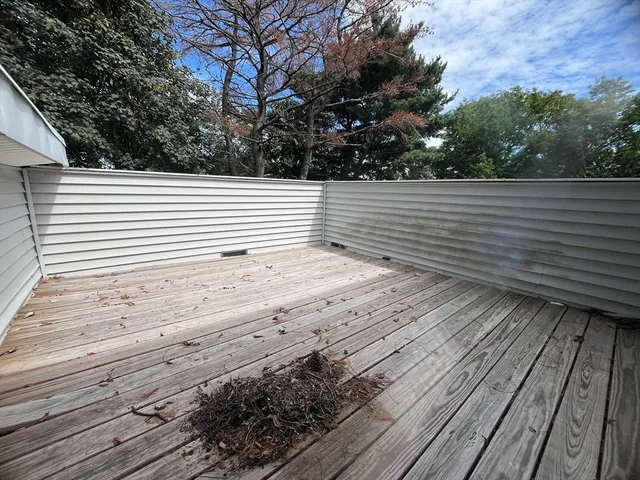 a view of a roof deck