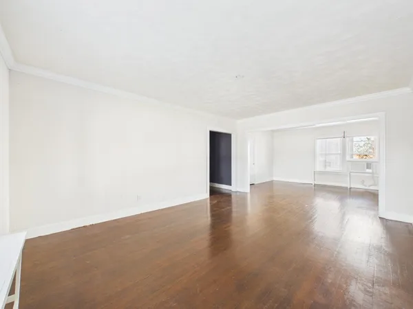 wooden floor in an empty room