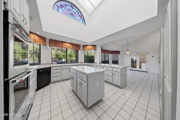 a front view of a house with a tub