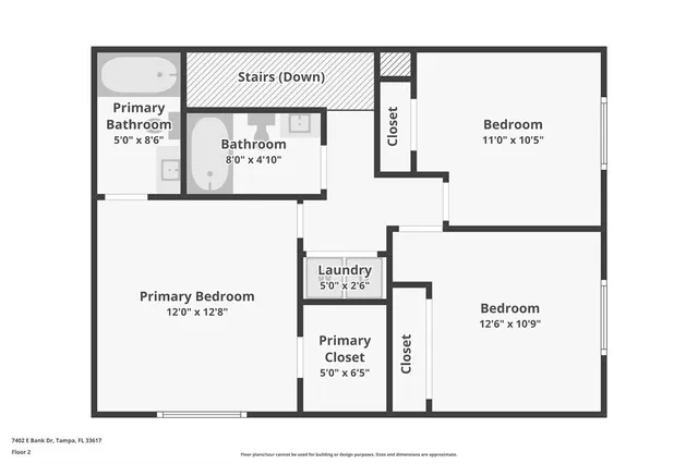 $2,800 | 7402 East Bank Drive, Unit 7402, Tampa, FL 33617