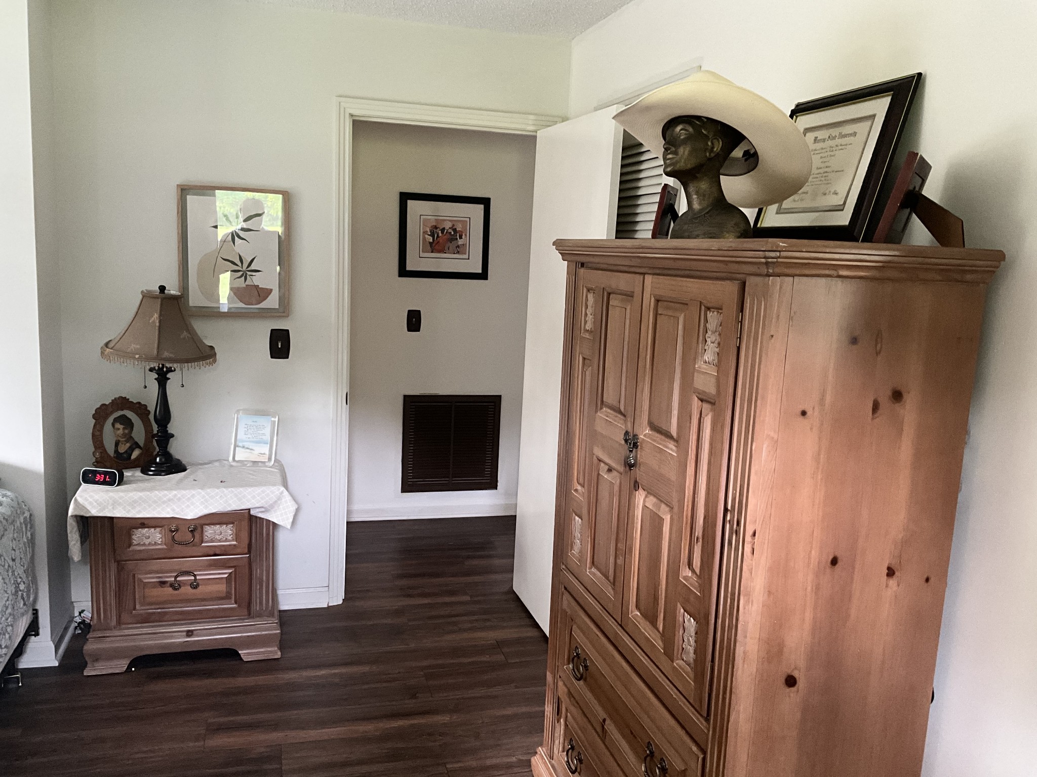 5247 Stacy Springs Road Springfield, TN 37172 - Photo 15 of 29 a view of a hallway with entryway wooden floor and front door