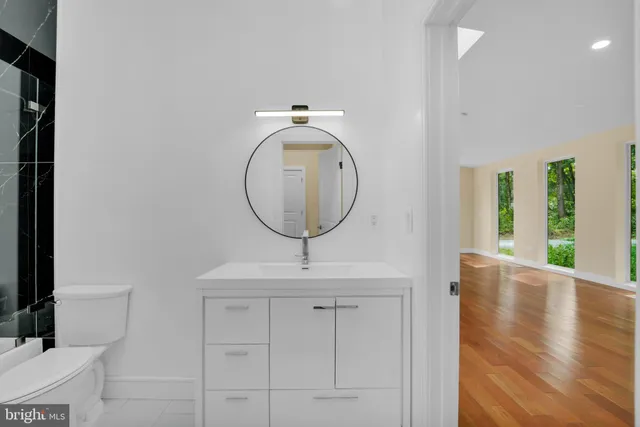 a view of an empty room