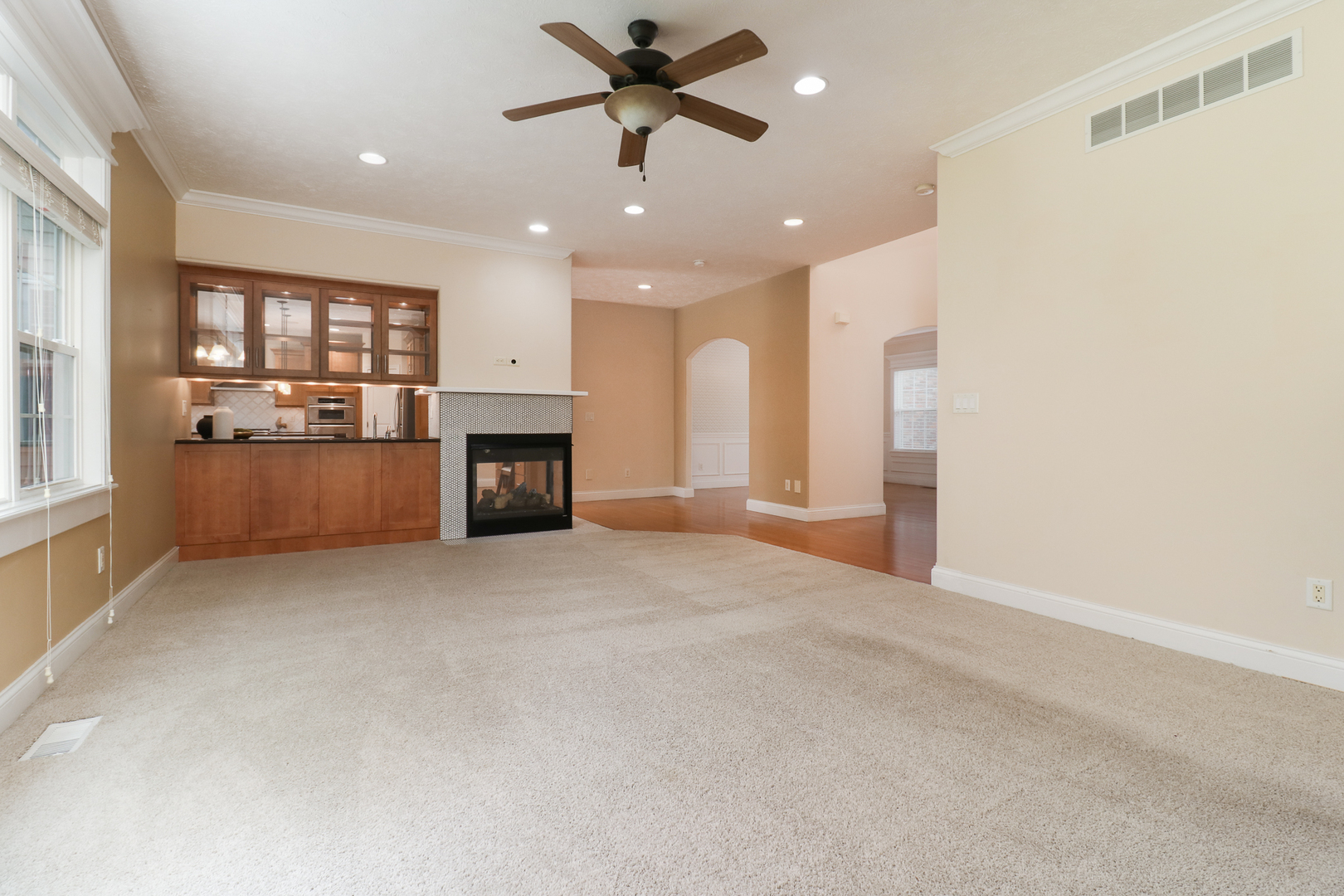 69 Brookstone Circle Bloomington, IL 61704 - Photo 12 of 63 a view of an empty room with a kitchen
