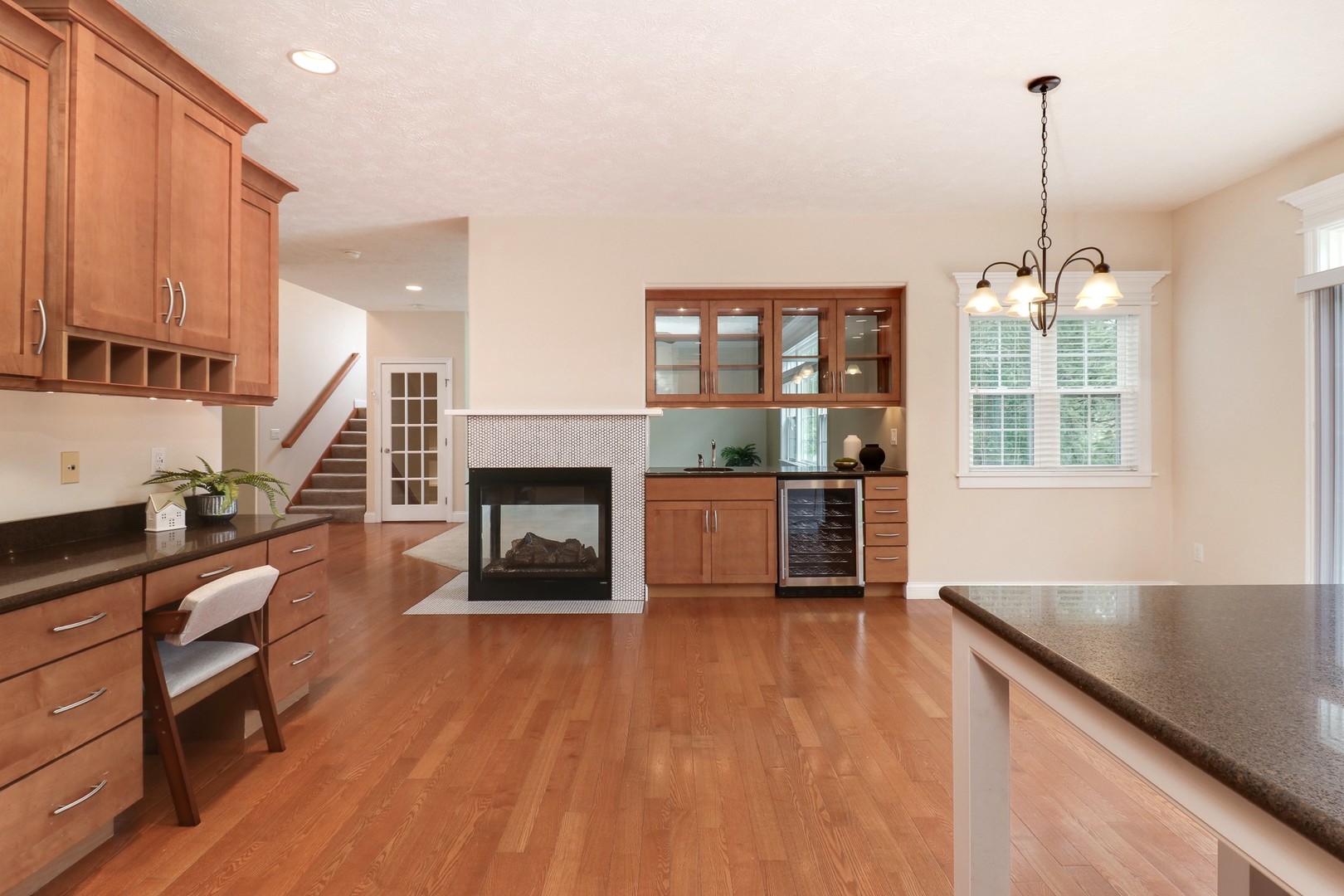 69 Brookstone Circle Bloomington, IL 61704 - Photo 18 of 63 a living room with furniture and a fireplace