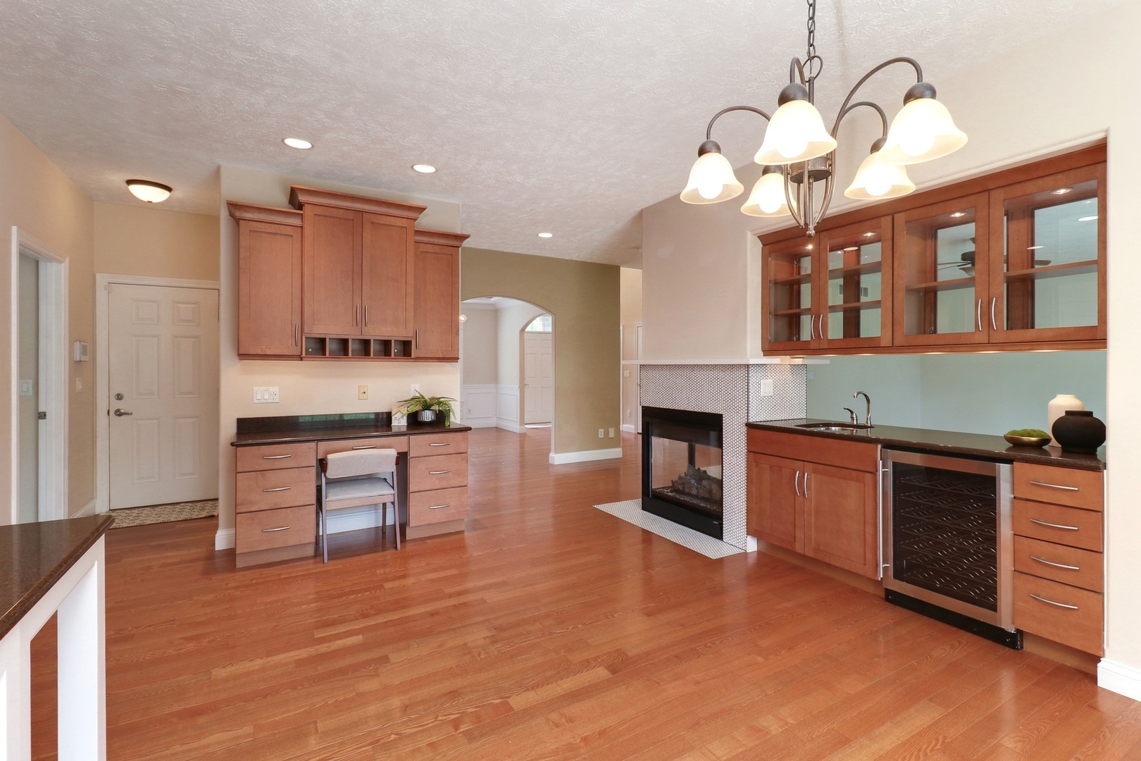 69 Brookstone Circle Bloomington, IL 61704 - Photo 24 of 63 a open kitchen view with stainless steel appliances granite countertop a stove and cabinets