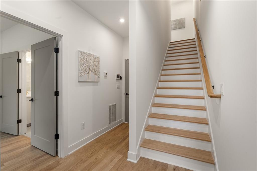 1237 Memorial Drive Southeast, Unit 403 Atlanta, GA 30316 - Photo 29 of 38 a view of an entryway with wooden floor