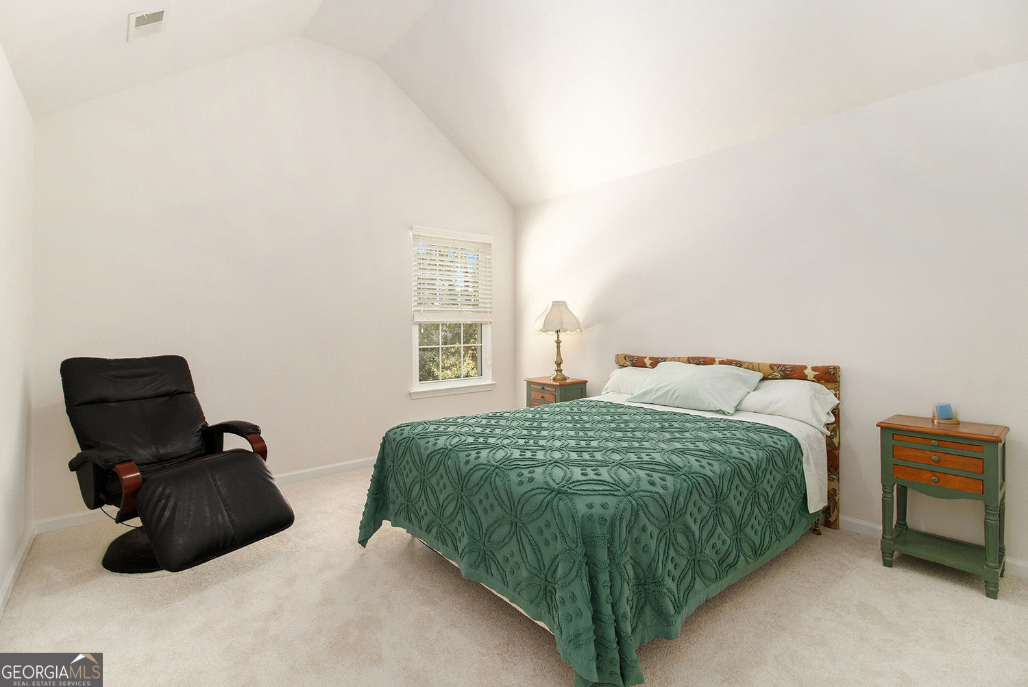 48 Garden View Terrace Newnan, GA 30263 - Photo 18 of 25 a bedroom with a bed window and chair