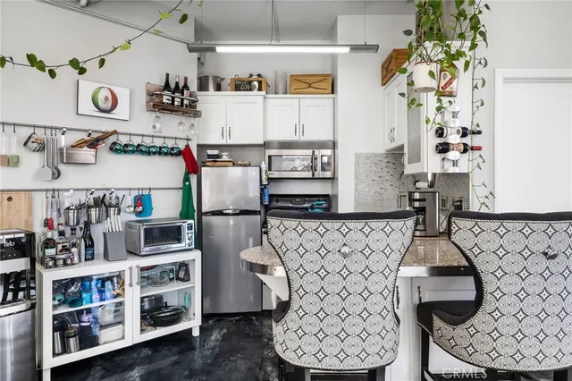 a room with storage and utility