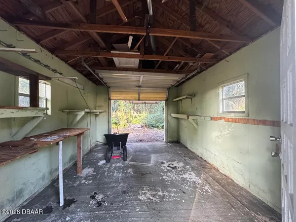 a view of storage and utility room