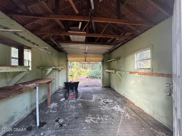 a view of storage and utility room