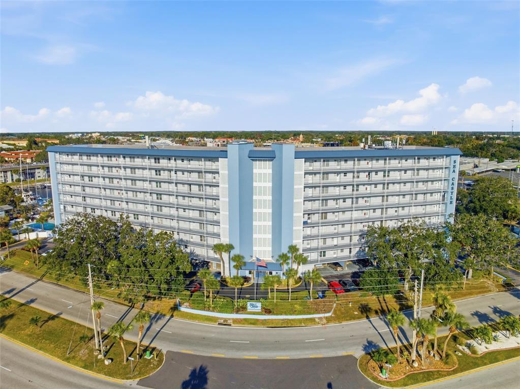 4939 Floramar Terrace, Unit 712 New Port Richey, FL 34652 - Photo 2 of 41 a view of swimming pool from a balcony