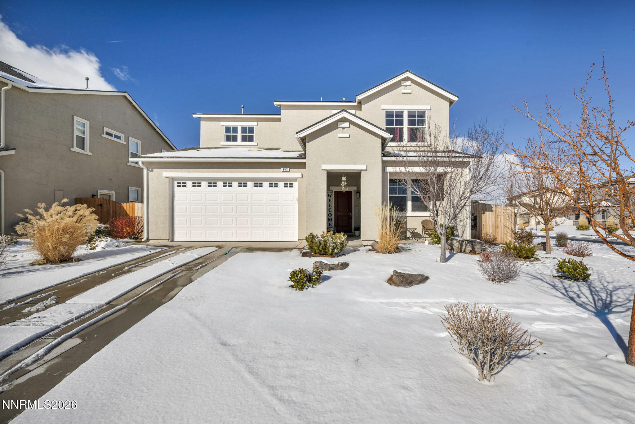 a view of a house with a outdoor space