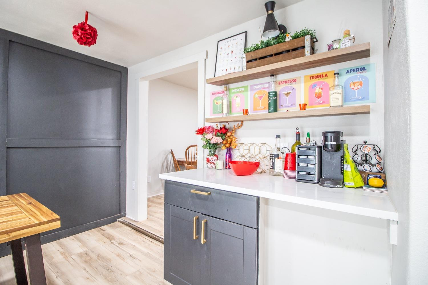 5411 32nd Street Lubbock, TX 79407 - Photo 12 of 22 a kitchen with a refrigerator and a sink